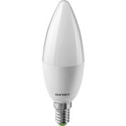 Лампа светодиодная LED 10вт Е14 теплый матовая свеча