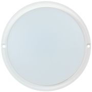 Светильник светодиодный ДПО 4002 12Вт IP54 4000K круг белый пластик IEK