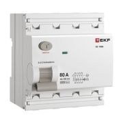 Выключатель дифференциального тока ВД-100N 4P 80А 300мА AC эл-мех 6кА PROXIMA