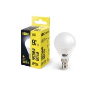 Лампа светодиодная G45 шар 9Вт 230В 3000К E14 IEK