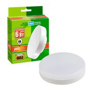 Лампа светодиодная LED 6Вт GX53 460Лм холодный матовый ECO