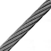 Трос DIN 3055 6,0мм стальной покрытие цинк (100 м)