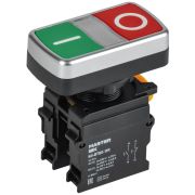 Кнопка I-O без подсветки d=22мм 1NO+1NC MASTER IEK