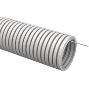 ELASTA Труба гофрированная ПВХ d=25мм с зондом (10м) IEK