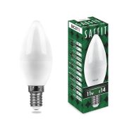 Лампа светодиодная LED 11вт Е14 белый матовая свеча