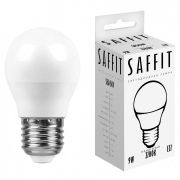 Лампа светодиодная LED 9вт Е27 теплый матовый шар
