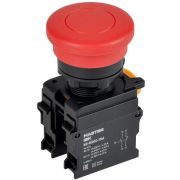 Кнопка Грибок с фиксац. d=22мм 1NO+1NC красная MASTER IEK