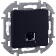Розетка компьютерная RJ45 категория 5Е UTP антрацит INSPIRIA