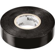 Изолента ПВХ черная 15мм 10м NIT-B15-10/BL