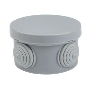 Коробка распаячная с крышкой КМР-040-039 наружная 85х40 АБС серая 4 входа IP54 PROxima