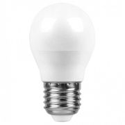 Лампа светодиодная LED 7вт Е27 теплый матовый шар