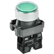 Кнопка LA167-BAF31 d=22мм 1з зеленая