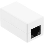 Адаптер проходной категория 5е UTP тип RJ45-RJ45 (8P8C) белый