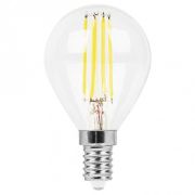 Лампа светодиодная LED 5вт Е14 теплый шар FILAMENT