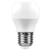 Лампа светодиодная LED 9вт Е27 теплый матовый шар