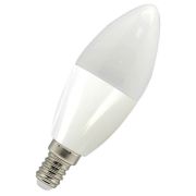 Лампа светодиодная LED 7вт E14 дневной матовая свеча
