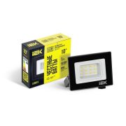 Прожектор СДО 06-10 светодиодный черный IP65 4000K IEK