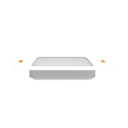 Светильник светодиодный ДВО 12 Вт 1000 лм 4000К AC 220В IP20 квадрат 145х145х26мм монт разм 120х120мм Пластик Basic Gauss