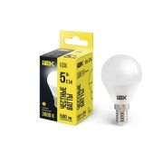 Лампа светодиодная G45 шар 5Вт 230В 3000К E14 IEK