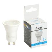 Лампа светодиодная LED 5вт 230в GU10 дневной с линзой 38 гр.