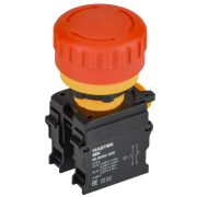 Кнопка Грибок поворот. с фикс. 1NO+1NC красная MASTER IEK