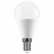 Лампа светодиодная LED 13вт Е14 белый матовый шар