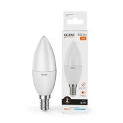 Лампа светодиодная LED 12 Вт 880 лм 3000К свеча теплый E14 AC 220В Elementary Gauss