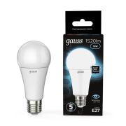 Лампа светодиодная LED 16 Вт 1520 лм 4100К А60 груша нейтральный E27 AC 220В Black Gauss