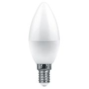 Лампа светодиодная LED 9вт Е14 дневной матовая свеча Feron.PRO