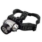 Фонарь светодиодный NPT-H04-3AAA 7LED налобный пластик