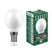 Лампа светодиодная LED 11вт Е14 белый матовый шар