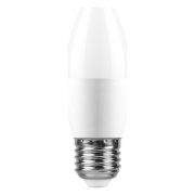 Лампа светодиодная LED 13вт E27 дневной матовая свеча