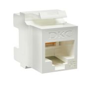 Модуль Keystone RJ45 CAT5E неэкр180 градусов белый