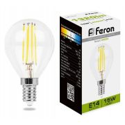 Лампа светодиодная LED 15вт Е14 белый шар FILAMENT