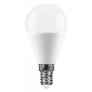 Лампа светодиодная LED 11вт Е14 дневной матовый шар