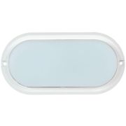 Светильник светодиодный ДПО 4012 12Вт IP54 4000K овал белый пластик IEK