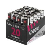Элемент питания LR03 (AAA) алкалиновая  Alkaline  Pack-20