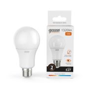 Лампа светодиодная LED 15 Вт 1320 лм 3000К А60 груша теплый E27 AC 220В Elementary Gauss