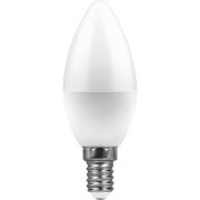 Лампа светодиодная LED 11вт E14 дневной матовая свеча