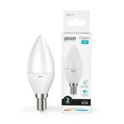 Лампа светодиодная LED 10 Вт 730 лм 4100К свеча нейтральный E14 AC 220В Elementary Gauss