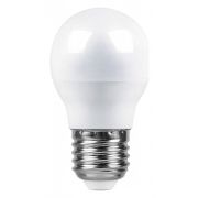 Лампа светодиодная LED 9вт Е27 белый матовый шар