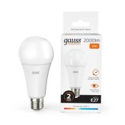 Лампа светодиодная LED 25 Вт 2000 лм 3000К А70 груша теплый E27 AC 220В Elementary Gauss