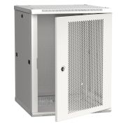 Шкаф LINEA W 12U 600x600 мм дверь перфорированная RAL7035