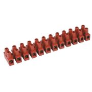 Клеммник 12П 150 градусов 450V 24A 2.5мм.кв фибергласс