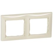 Рамка 2-местная слоновая кость VALENA DIY