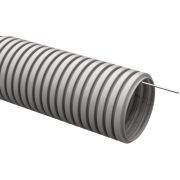 ELASTA Труба гофрированная ПВХ d=63мм с зондом (15м) IEK