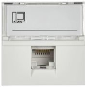 Розетка компьютерная RJ45 UTP категория 5e 2 модуля