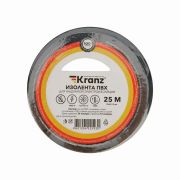 Изолента ПВХ 19 мм х 25 м, черная | KR-09-2206 | Kranz