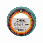 Изолента ПВХ 0.13х15 мм, 20 м, зеленая | KR-09-2603 | Kranz