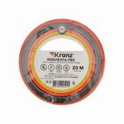 Изолента ПВХ 0.13х15 мм, 20 м, красная | KR-09-2604 | Kranz